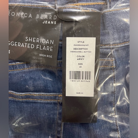 Veronica Beard Sheridan flare jeans in color: Airway, size: 32 NWT - Picture 6 of 7